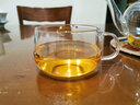 明尊（LIGHTKING）玻璃泡茶杯 带把玻璃茶杯 品茗杯耐热玻璃杯 家用喝茶杯泡茶杯 CP-04【200ml】4个装 实拍图