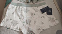 蘑菇兔胖男童内裤宽松中大童平角短裤男孩四角内裤青少年成长型内穿裤头 白色+灰绿 170 加肥适合140斤左右 实拍图