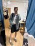 OEMG 新款潮流牌复古格子衬衫男士女情侣大码翻领长袖衬衣高级感外套 蓝格 【高品质】 XL [建议110-130斤] 实拍图