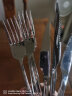 广意304不锈钢牛排刀叉 西餐餐具 加长加厚西餐刀 叉子 两件套 GY7658 实拍图