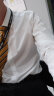 海派浩宇 长袖衬衫男修身商务正装白色衬衣职业装 白色 180/100A 实拍图