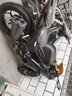 杰帆（JF）国四电喷摩托车R款跑车200CC重型机车公路赛趴赛燃油车机车街车 磨砂黑 国四电喷 200CC六档平衡轴链条机 实拍图