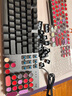 罗技（Logitech） K845 有线机械办公键盘 游戏电竞 朋克复古键盘外设电脑笔记本节日礼物 diy个性键帽 K845(青轴)+口红佳人 实拍图