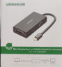 绿联 Mini DP转HDMI VGA DVI三合一转换器 4K雷电2扩展器坞适用苹果微软Surface笔记本电脑连接显示器投影仪 实拍图