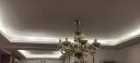 飞利浦（PHILIPS）灯带LED灯条220V家用客厅卧室吊顶线条灯软光带超亮无主灯照明 1米-30珠-暖白5W-不含配件 实拍图