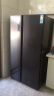 格力（GREE）晶弘 双开门冰箱 家用变频风冷无霜 对开两门嵌入式电冰箱大容量 600升 -33°深冻锁鲜 抗菌净味 星韵紫 实拍图