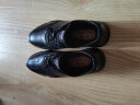 戈耐新款商务休闲皮鞋男士英伦正装内增高运动鞋防滑爸爸百搭潮流男鞋 黑色【加绒加厚】二棉鞋 冬天款 41 (255mm) 实拍图