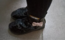 戴维贝拉（DAVE＆BELLA）秋冬加绒保暖公主靴儿童皮靴女童靴子幼儿时装靴宝宝学步鞋小子 黑色 25（鞋内长16.0cm） 实拍图