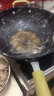 安尚家用老式无涂层烹饪炒菜锅具铸铁锅具电磁炉燃气煤气灶明火通用 32cm带盖 实拍图