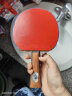 红双喜DHS 乒乓球胶皮反胶 天极2套胶 天极二 红色39度2.2 实拍图