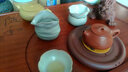冠杰台湾冠杰汝窑茶具公道杯汝瓷茶海 陶瓷功夫茶壶茶道配件  分茶器 纹艺海 实拍图