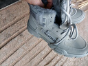 迪特丹马丁靴男秋冬季新款大码工装鞋男士高帮雪地靴加绒加厚保暖棉鞋 YJ-517-2灰色【加绒】 39 实拍图