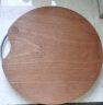 美厨（maxcook）乌檀木砧板菜板 圆形整木切菜板加厚实木案板防霉加大号 MCPJ8284 实拍图