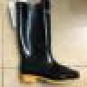 回力雨鞋女时尚户外下雨天高筒防水雨靴水鞋耐磨胶鞋 HXL813 黑色高筒 37 实拍图
