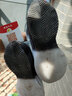 七郎迪男鞋夏季透气网面运动休闲跑步气垫减震初中学生增高老爹潮鞋子男 黑白【升级款】PK22 42 实拍图