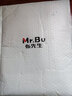 布先生纯棉男士短袖t恤商务翻领上衣吸汗透气丝光棉男装AT10153 翠湖绿 L (175) 实拍图