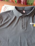 哇牌裳男士T恤夏季保罗带领男士冰丝有领半袖潮流翻领定制工作服短袖t恤 A11深灰 3XL 实拍图
