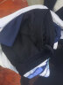川崎羽毛球服套装男女夏运动速干短袖T恤训练队服K1801 男款蓝色 XL  实拍图