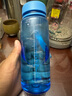 富光太空杯男女士学生运动便携过滤茶杯防摔户外大容量塑料水壶夏季 （常规型）海洋蓝- 600ml 1个 实拍图
