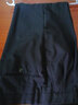 浪登休闲裤男纯棉双褶宽松微弹直筒夏季中青年商务休闲透气男裤 深蓝色 33 (2.54尺) 实拍图