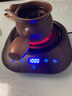 容山堂粗陶普洱煮茶器电陶炉陶瓷侧把高档功夫茶具套装明火烧水壶 小悦电陶炉-黑胡桃 0L 实拍图