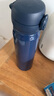 膳魔师（THERMOS）保温杯男女不锈钢水杯子大容量保冷防漏弹盖学生520礼物JNL系列 深蓝色(502-GNV)500ml 500ml 实拍图