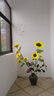 润蕾仿真向日葵太阳花假花绢花干花客厅卧室落地摆放花室内装饰花 大号5头1.3米高    花大 实拍图