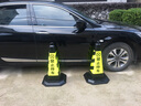 欧汉警示锥交通锥桶反光雪糕筒桶禁止停车路障标识塑料隔离墩 4斤方锥 实拍图