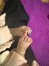 婧麒（JOYNCLEON）【带口水巾】婴儿衣服春秋款新生儿长袖哈衣纯棉连体衣 开衫兔子 80cm 实拍图