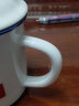 友黎优品（B.youly）复古茶缸子怀旧陶瓷杯为人民服务马克杯办公室茶杯带盖定制logo 为人民服务 400ml 实拍图