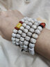 豆蔻时光精品10x8mm星月菩提手串108南红和田玉蜜蜡佛念珠文玩手链男女款 实拍图