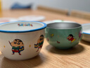 摩登主妇【蜡笔小新联名】摩登主妇陶瓷饭碗盘子碗筷套装家用儿童餐具套装 动感超人 8英寸深盘-小新 规格明细见图二 实拍图