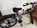 永久（FOREVER）折叠山地自行车成人越野单车变速赛车成年大人学生男女 可折叠软尾车架-灰蓝【六刀轮】 26寸24速（升级款） 实拍图