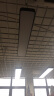 灿美家 led吊灯办公室照明灯具吸顶长方形长条灯写字楼会议室商场超市 黑色款正白光-圆角 1200*200*55-65W 实拍图