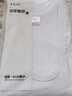 浪莎（LangSha）男士背心纯棉中青年男休闲沙滩背心工字型修身运动汗衫单件 白色单件男背心 3XL (185) 170-200斤建议 实拍图