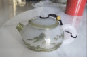 器美优品 茶具 珐琅彩琉璃茶具套装玉瓷加厚盖碗茶杯公道杯整套茶具茶道 千里江山琉璃茶具套组 12头 实拍图