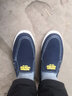 回力男鞋一脚蹬驾车鞋纯色透气防滑懒人鞋软底套脚鞋低帮帆布鞋 WLY3228蓝色 44 实拍图