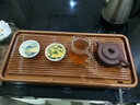 锦格竹制茶盘储水圆形家用小号干泡蓄水竹茶台茶托盘简约茶托功夫茶具 碳竹圆盘(小号) 实拍图
