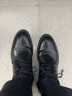 海澜之家HLA皮鞋男士系带商务正装西装上班鞋子男HAAPXM3AA90183 黑色42 晒单实拍图