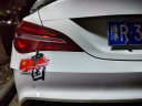 爱国车贴划痕遮挡电动摩托车身后玻璃创意文字个性装饰贴汽车贴纸 小号［18x17cm］ 实拍图