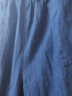 BLLDR牛仔裤女大口袋松紧腰显瘦七分裤2022夏装新款减龄时尚哈伦休闲裤 蓝色 XL 【120-140斤】 晒单实拍图