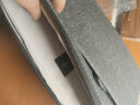tomtoc iPad Pro内胆包保护套Air平板电脑配件收纳包适用苹果电脑包B18 浅灰色 适配12.9英寸机型 晒单实拍图