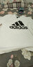 阿迪达斯 （adidas）官方舰店男装女装 2025夏季新款大logo运动服休闲透气跑步训练T恤 黑色/白标logo/店长力荐 2XL 实拍图