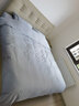 梦洁家纺羽绒被抗菌被子臻柔95%白鹅绒四季冬被（静谧蓝灰）220*240 570g 实拍图