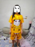 欧因龙袍睡衣皇上大胆搞笑龙图印花龙颜大悦衣服套装薄款睡衣沙滩短裤 【L/105-120斤】大胆龙图套装 男女同款(上衣+短裤）两件套 实拍图