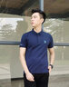 昕衣季夏季polo衫工作服工衣定制t恤刺绣文化高端短袖服装衣服印字logo 藏青色 3XL 实拍图