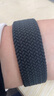 飞利浦适用苹果手表表带编织尼龙apple watch表带ultra2/iwatch/S10/9/8/7/6 【木炭黑】简约透气 42/44/45/49MM/M码 实拍图