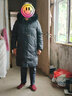 雅鹿妈妈羽绒服女冬装中长款加厚狐狸毛领保暖中老年女冬季外套 Y1201V15210-紫红 4XL 实拍图