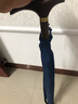 晴爽 碳素纤维拐杖轻便365g防滑承重安全老人拐棍伞便携助步户外手杖 碳纤维拐杖伞深蓝色黑胶防晒反光 实拍图
