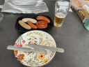 京东京造 美式繁花系列盘子饭盘深盘汤盘西餐盘沙拉盘陶瓷餐具8英寸2个装 实拍图